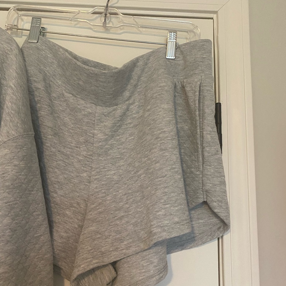 Gray Pullover and Shorts Set (Target) - Picture 3 of 3